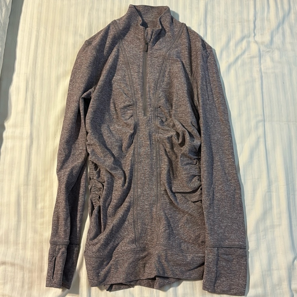 Lululemon quarter zip cinched waist long sleeve